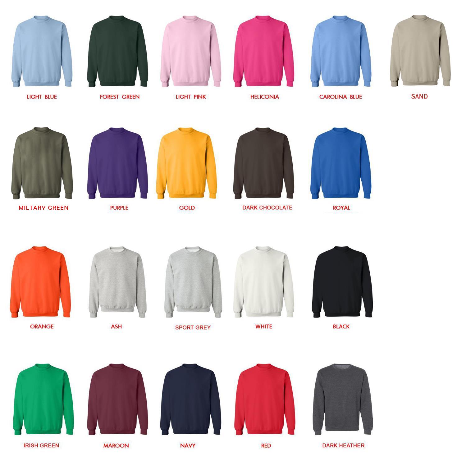 sweatshirt color chart - ILLIT Shop