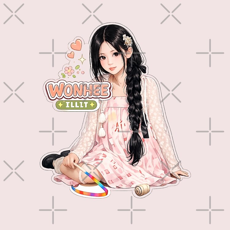 Wonhee Of ILLIT Kpop Tote Bag - Image 2