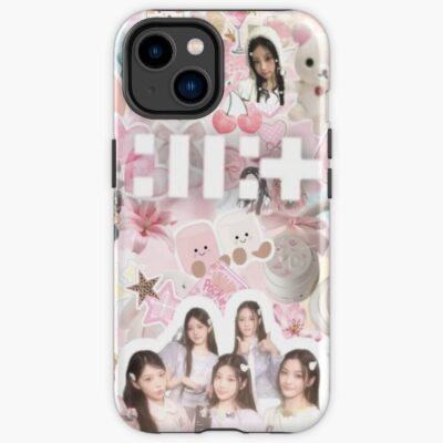 ILLIT Pink Kawaii Y2k Kpop Collage Iphone Case