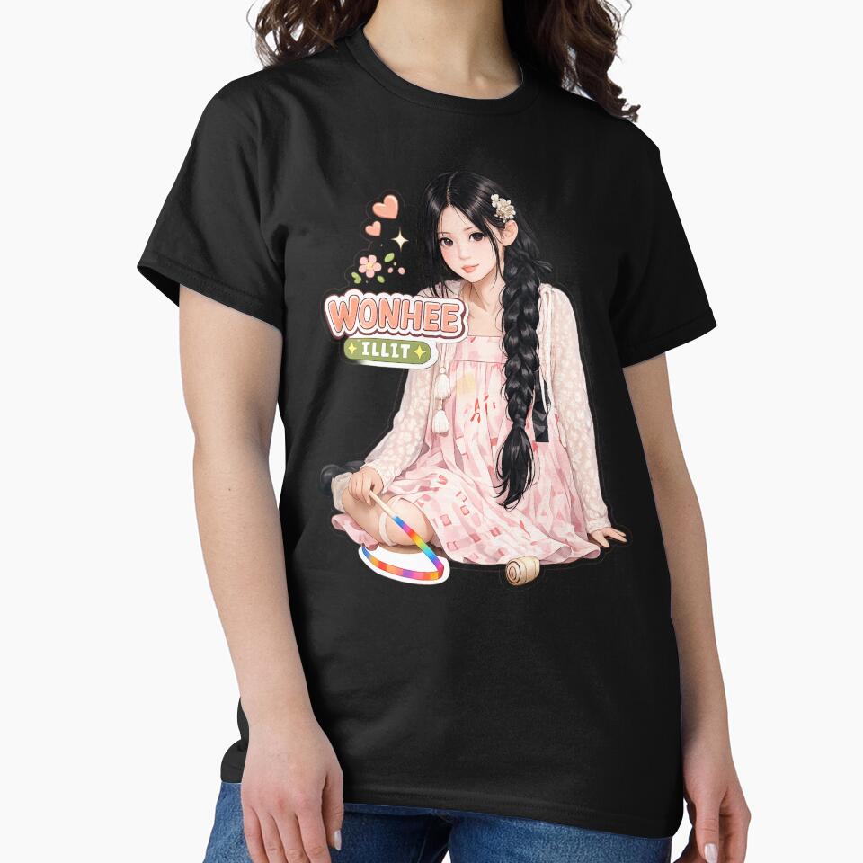 Wonhee Of ILLIT Kpop T-shirt - Image 2