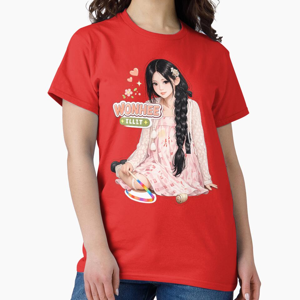 Wonhee Of ILLIT Kpop T-shirt - Image 5