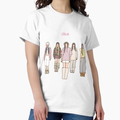 ILLIT Kpop Art T-shirt