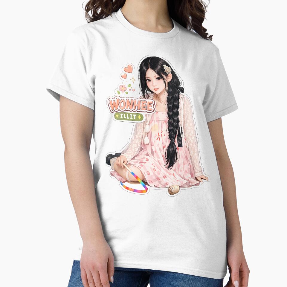 Wonhee Of ILLIT Kpop T-shirt