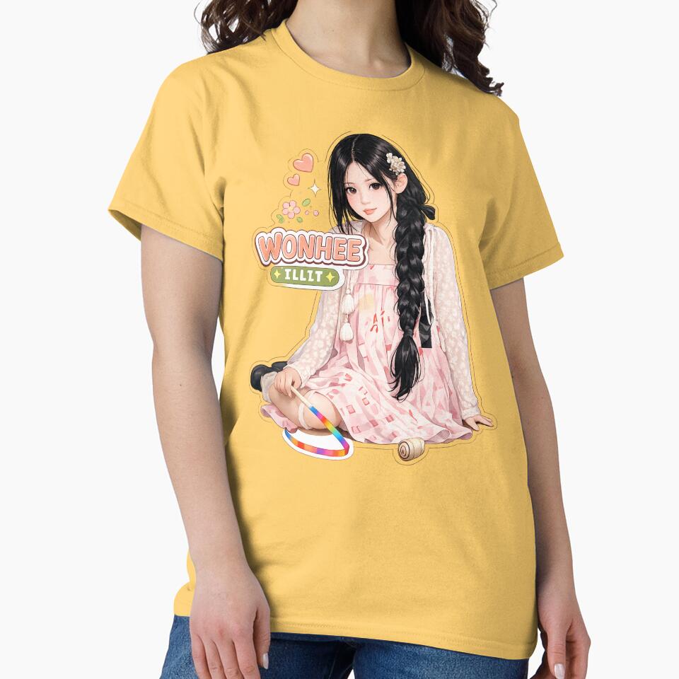 Wonhee Of ILLIT Kpop T-shirt - Image 6
