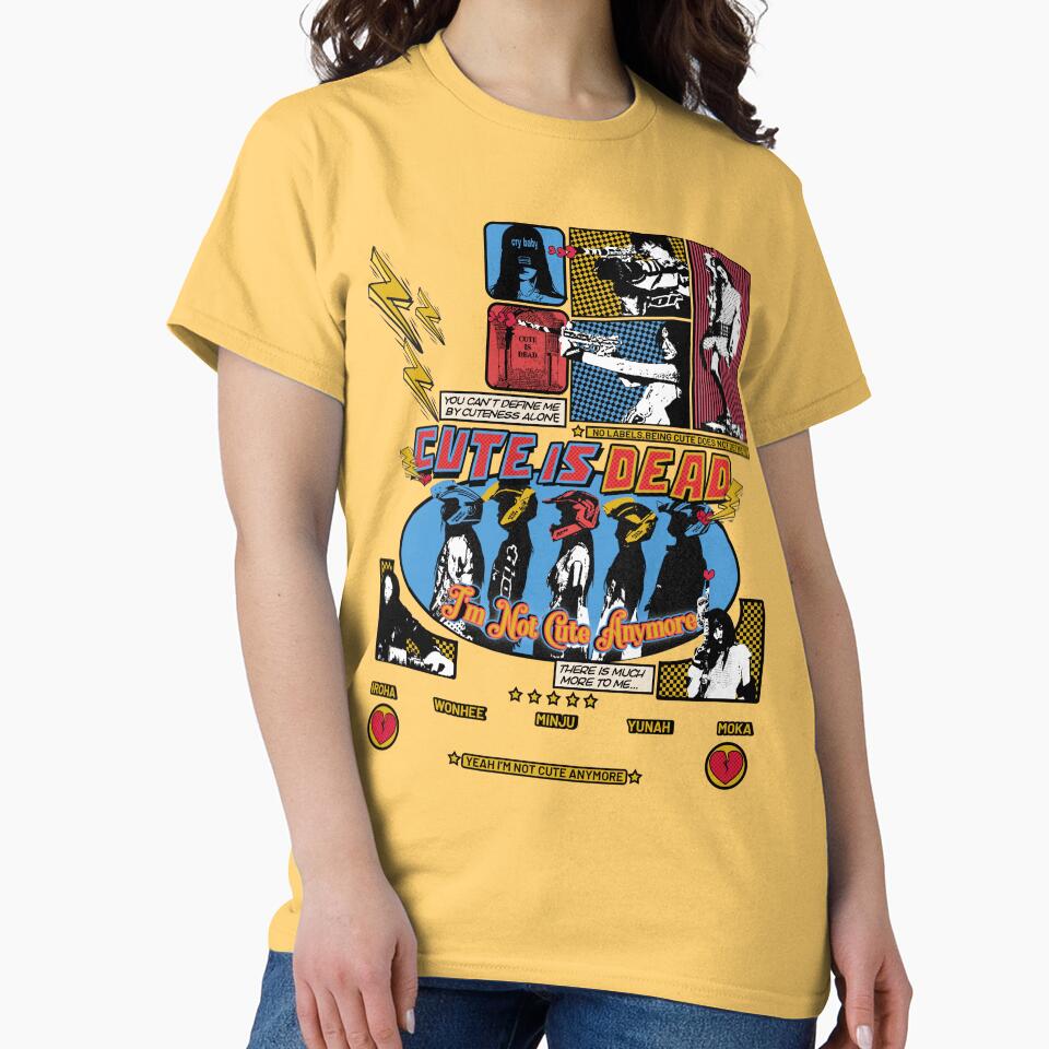 ILLIT Kpop Girl Cute Is Dead T-shirt - Image 6