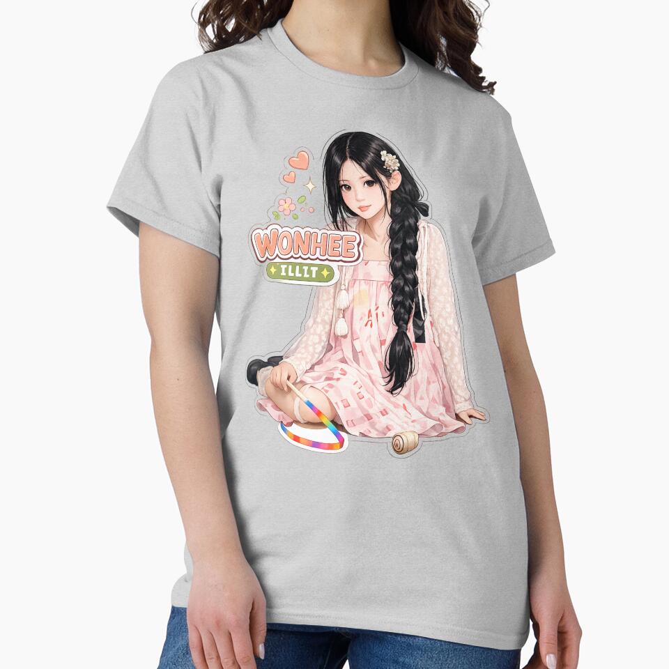 Wonhee Of ILLIT Kpop T-shirt - Image 3