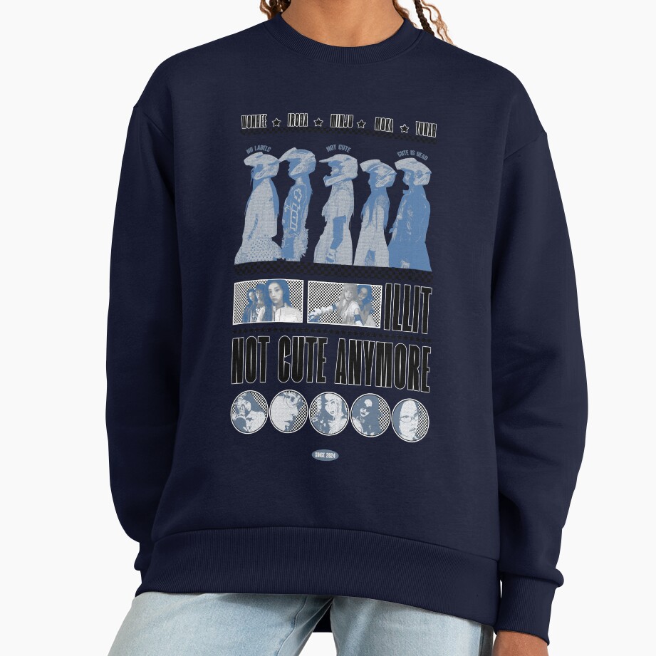 ILLIT Kpop Girl Group Inspired Design Sweatshirt - Image 5