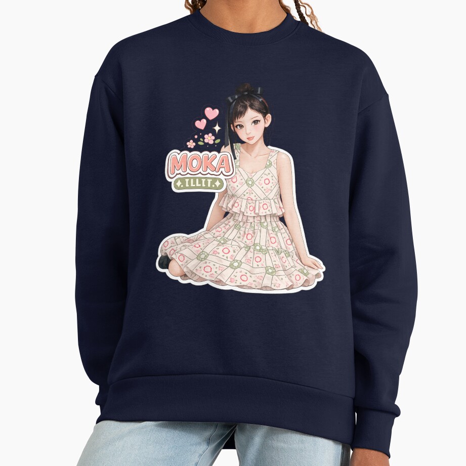 Moka Of ILLIT Kpop Sweatshirt - Image 5