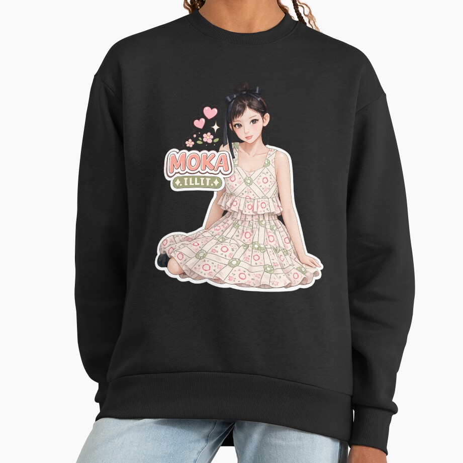 Moka Of ILLIT Kpop Sweatshirt - Image 2