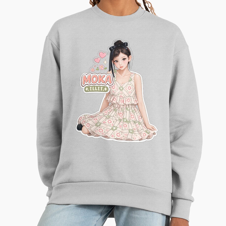 Moka Of ILLIT Kpop Sweatshirt - Image 4