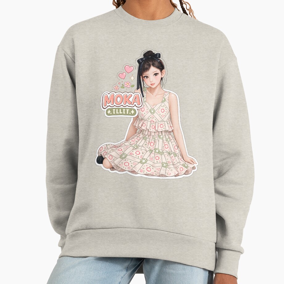 Moka Of ILLIT Kpop Sweatshirt - Image 3