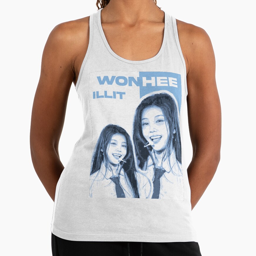 Wonhee ILLIT Hot Design Tank Top