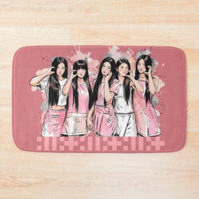 ILLIT Yunah Minju Moka Wonhee And Iroha Bath Mat