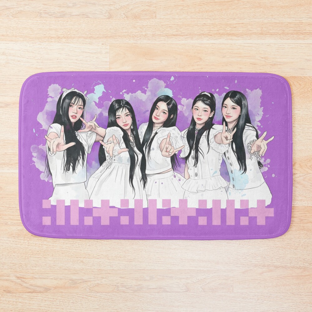 ILLIT By Hola K Pop Bath Mat