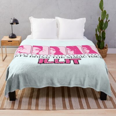 ILLIT Magical Girls Kpop Inspired Throw Blanket