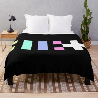 ILLIT Logo Kpop Hot Throw Blanket