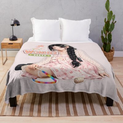 Wonhee Of ILLIT Kpop Throw Blanket