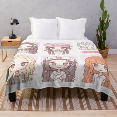 ILLIT Not Cute Anymore Club Throw Blanket