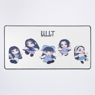 Kawaii K Pop ILLIT Chibi Characters Mouse Pad