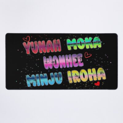 ILLIT Members Name Design Mouse Pad