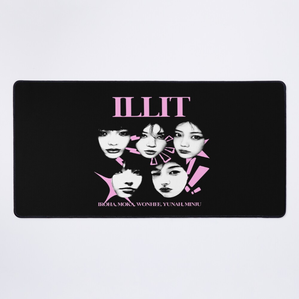 ILLIT Members Kpop Mouse Pad