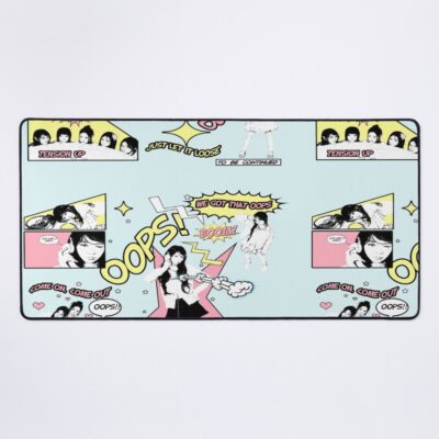 ILLIT Kpop Inspired Aesthetic Design Mouse Pad