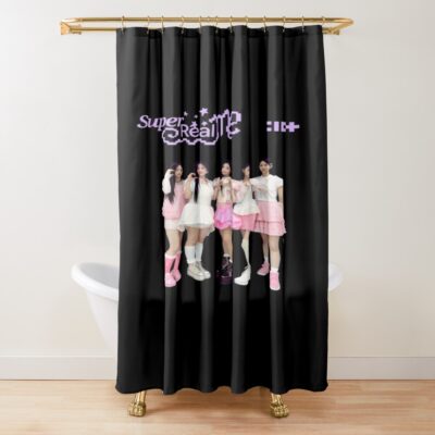 ILLIT Hot Kpop Team Shower Curtain
