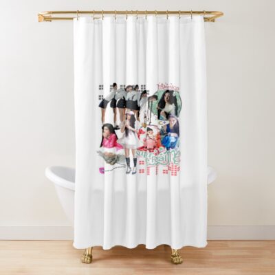 ILLIT Kpop Team Shower Curtain