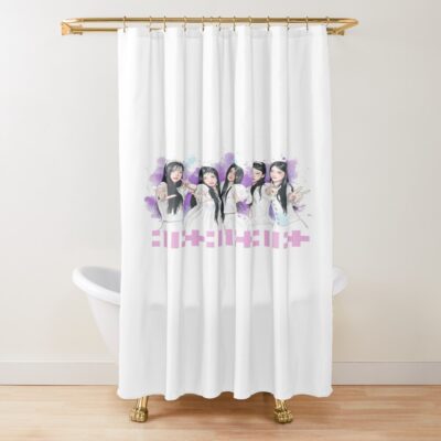 ILLIT By Hola K Pop Shower Curtain