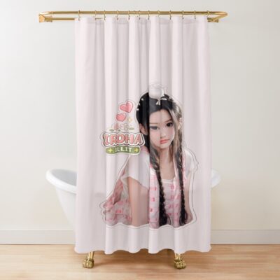 Iroha Of ILLIT Kpop Shower Curtain