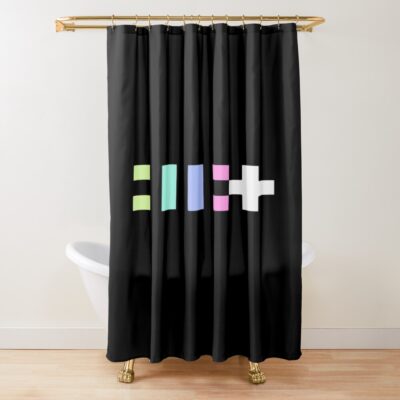 ILLIT Logo New Shower Curtain