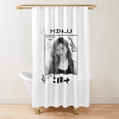 ILLIT Munju Hot Shower Curtain