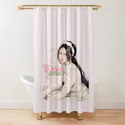 Yunah Of ILLIT Kpop Shower Curtain