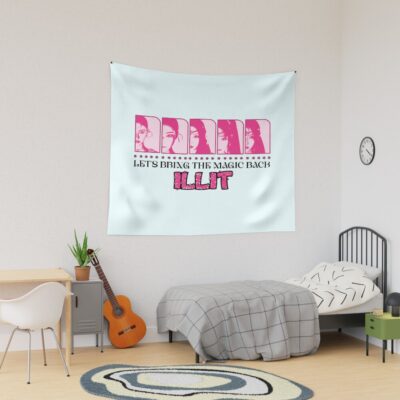 ILLIT Magical Girls Kpop Inspired Tapestry