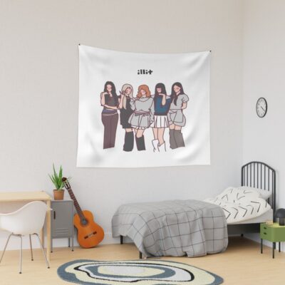 ILLIT Kpop Art Hot Tapestry