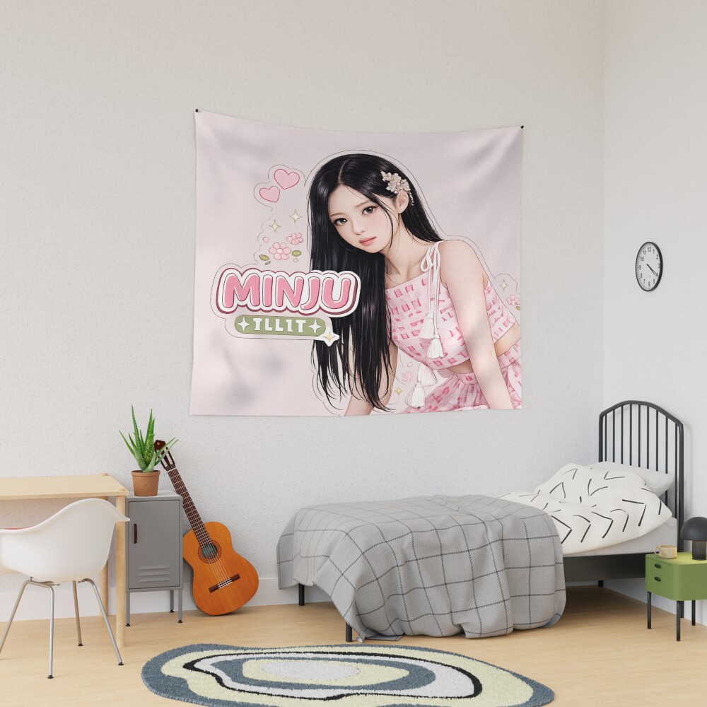 Minju Of Ilit Kpop Tapestry