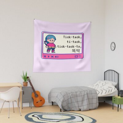 ILLIT Tick Tack New Design Tapestry