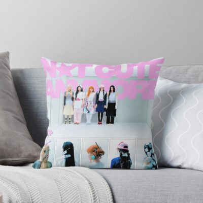ILLIT Not Cute Anymore Cute Throw Pillow