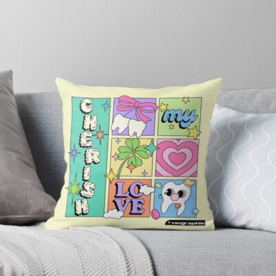 Cherish My Love ILLIT Throw Pillow