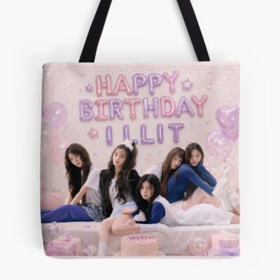 Happy Birthday Of ILLIT Kpop Tote Bag