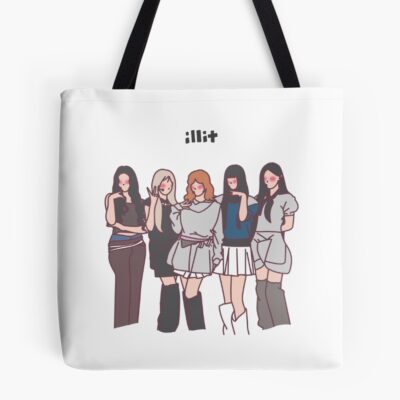 ILLIT Kpop Art New Tote Bag