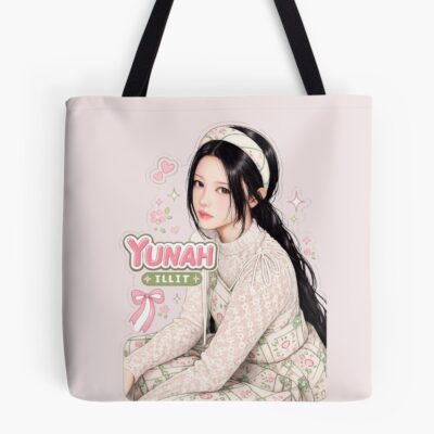 Yunah Of ILLIT Kpop Tote Bag